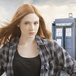 amy pond and tardis